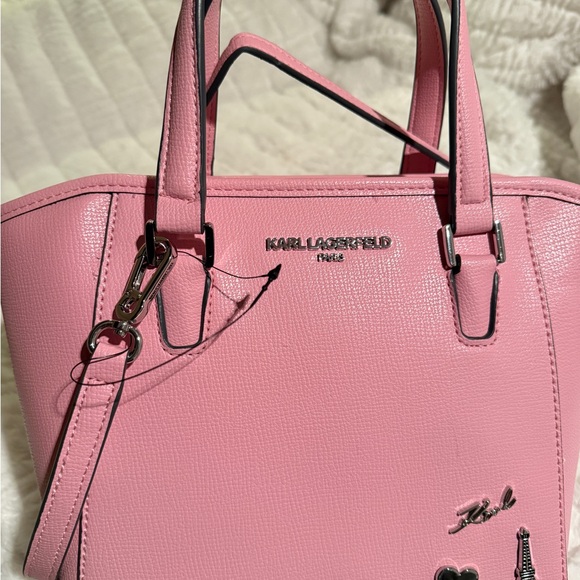 Karl Lagerfeld Handbags - Karl Lagerfeld Pink Satchel Bag